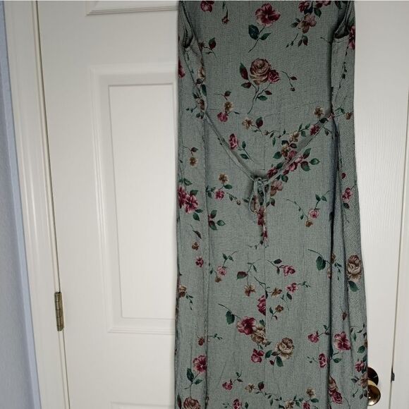 En Focus Studio 18 Sleeveless Floral&Houndstooth Print Women's Maxi Dress - Picture 9 of 11